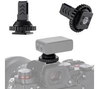 Cold Shoe Mount for DJI Mic with 1/4" 20,Camera Adapter for DJI Mic 1 Wireless Microphone Receiver,Cold Shoe Adapter Compatible with DSLR Mirrorless Camera for Vlogging Video Recording (Only for Mic1)