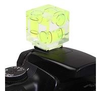 Cold Shoe Square 3-Axis Bubble Air Level for Digital Cameras, Portable and Convenient for Levelling, Firm and Stable Installation, Suitable for Vertical Shooting, Resistant to