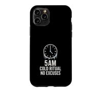 Cold Shower Mental Toughness Cold Exposure Biohacker Morning Case for iPhone 11 Pro