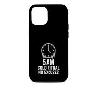 Cold Shower Mental Toughness Cold Exposure Biohacker Morning Case for iPhone 12/12 Pro