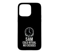 Cold Shower Mental Toughness Cold Exposure Biohacker Morning Case for iPhone 15 Pro Max
