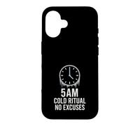 Cold Shower Mental Toughness Cold Exposure Biohacker Morning Case for iPhone 16