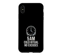 Cold Shower Mental Toughness Cold Exposure Biohacker Morning Case for iPhone XS Max
