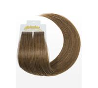 Cold Slim Tape-in Extensions - professional quality - 18” - 8 hazelnut brown