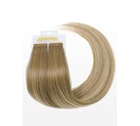 Cold Slim Tape-in Extensions - professional quality - 18” - B18/24 balayage natural dark ash blonde & light ash blonde