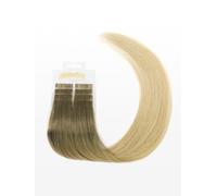 Cold Slim Tape-in Extensions - professional quality - 18” - T10/DB2 ombre light ash brown & light golden blonde