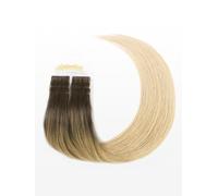 Cold Slim Tape-in Extensions - professional quality - 23” - T18/24 ombre dark natural blonde ash & light ash blonde