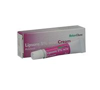 Cold Sore Treatment - 2g Cream - 5% w/w (2 x Lipsore Cream)
