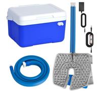Cold Therapy Machine After Surgery Ice Maker with Flexible Knee Pad Cryotherapy Machine for Knee Pain, Sprains, Swelling, Other Injuries, Quiet Pump, Timing Function
