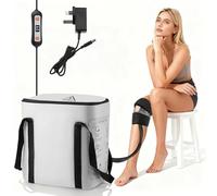 Cold Therapy Machine for Knee After Surgery, Ice Water Circulating System with Digital Timer & Adjustable Compression Pad, 14L Ice Bag for Knee, Shoulder, Elbow & Hip