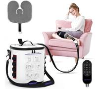 Cold Therapy Machine for Knee with Programmable Timer, Portable Ice Machine for Knee Post Surgery, Lightweight Replacement Recovery System, Cryotherapy Pain Relief with Compression Pad