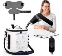 Cold Therapy Machine for Shoulder with Programmable Timer, Portable Ice Machine for Shoulder After Surgery, Lightweight Replacement Recovery System, Cryotherapy Pain Relief w/Compression Pad