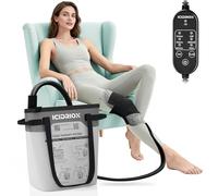 Cold Therapy Machine, Programmable Ice Machine for Knee After Surgery, Portable Knee Replacement Recovery System, Cryotherapy Pain Relief w/Compression Pad for Shoulder, Hip and Ankle