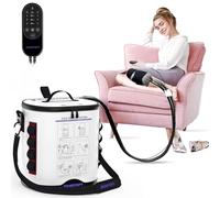 Cold Therapy Machine with Programmable Timer, Portable Ice Machine for Knee After Surgery, Knee Replacement Recovery System, Cryotherapy Pain Relief w/Compression Pad for,Shoulder, Hip and Ankle