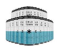 Cold Town Crisp Craft Lager 4% ABV | Crisp, Smooth & Refreshing | 24 x 440ml Cans | Premium Scottish Beer from Edinburgh Brewery | Balanced with Subtle Malt Sweetness & Gentle Hop Character