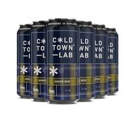 Cold Town Doddie Beir Piisner Beer 4.3% ABV | Scottish Craft Beer | 6 x 440ml Cans | Light, Smooth & Refreshing | Brewed in Partnership with the My Name’s Doddie Foundation | Edinburgh Brewery