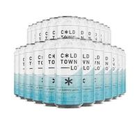 Cold Town Hopped Lager 0.5% ABV | Alcohol-Free Craft Beer | 24 x 440ml Cans | Crisp, Clean & Refreshing | Scottish AF Lager with Light Malt & Gentle Hop Notes | Edinburgh Brewery