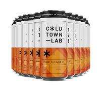 Cold Town Robert The Juice IPA 5.3% ABV | Juicy New England-Style IPA | 12 x 440ml Cans | Bursting with Tropical & Citrus Fruit Flavour | Smooth, Hazy & Bold Scottish Craft Beer