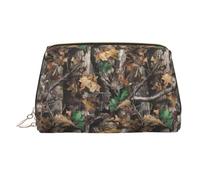 Cold Tree Camouflage Printed Hand-held Zipper Cosmetic Bag Large Travel Toiletry Bag Suitable for Home and Travel