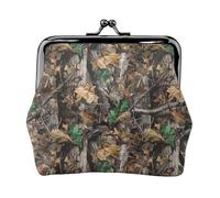 Cold Tree Camouflage Printing Lightweight Minimalist Wallet, Compact Coin Pouch for Gym Visits and Errands