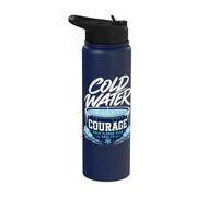 Cold Water Plunge Courage Club Stainless Steel Insulated Water Bottle
