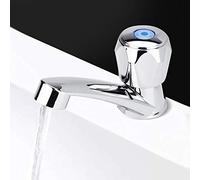 Cold Water Sink Faucet, ABS Plastic Single Cold Faucet Bar Only Basin Kitchen Sink Accessories Water Tap Bathroom (Diamond G1/2)