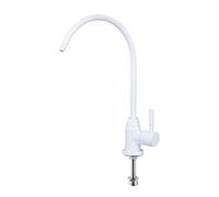 Cold Water Stainless Steel Reverse Osmosis Faucet Swivel Design One Hole White Finish Ideal for Kitchen Drinking Water & Stylish Water Filter Tap