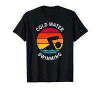 Cold Water Swimming Top For Swimmers - Sunset T-Shirt