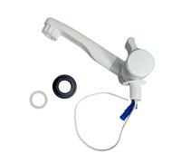 Cold Water Tap White Single Lever 12V Microswitch Caravan Motorhome Campervan Boat RV Faucet