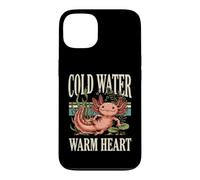 Cold Water Warm Heart Axolotl Aquarium Lover Case for iPhone 13