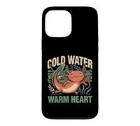 Cold Water Warm Heart Axolotl Aquarium Lover Case for iPhone 13 Pro Max