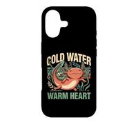 Cold Water Warm Heart Axolotl Aquarium Lover Case for iPhone 17