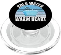 Cold Water Warm Heart Ice Bath PopSockets PopGrip for MagSafe