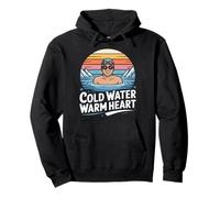 Cold Water Warm Heart Ice Swimming Pullover Hoodie