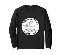 Cold Water Warm Soul | Women’s Cold Water Swimming & Therapy Long Sleeve T-Shirt