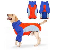 Cold Weather Coat for Dogs, Waterproof & Windproof, Velvet Lined, Reflective Strips, XS