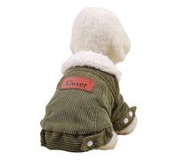 Cold Weather Pet Warm Coat Winter Fleece Lining Clothes for Small Breeds 2Legs Coat Cotton Jackets for Outdoor Activity