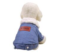 Cold Weather Pet Warm Coat Winter Fleece Lining Clothes for Small Breeds 2Legs Coat Cotton Jackets for Outdoor Activity