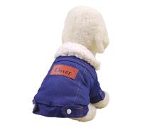 Cold Weather Pet Warm Coat Winter Fleece Lining Clothes for Small Breeds 2Legs Coat Cotton Jackets for Outdoor Activity