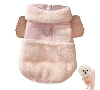 Cold Weather Puppy Jacket - Winter Dog Coat, Windproof Dog Jacket | Double Sided Waterproof Fleece Lined Warm Puppy Jacket with Rope Ring, Adjustable Dog Outerwear for Cold Weather