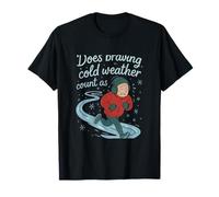 Cold Weather Running Humor - Does It Count As Training T-Shirt