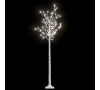 (cold white, 1.8 m) vidaXL Christmas Tree 156 LEDs Warm White Willow Indoor Outdoor Xmas Decor