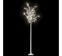 (cold white, 2.2 m) vidaXL Christmas Tree 156 LEDs Warm White Willow Indoor Outdoor Xmas Decor