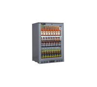 Cold600 - Single Door Bar Fridge in Silver