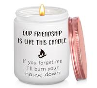 Coldbling Funny Friend Gifts for Women Friends, Bestie Friendship Gifts for Women, Leaving Christmas Birthday Gift for Best Friend Female BFF 7oz Lavender Scented Candle Presents