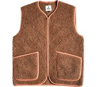 ColdBreaker - Sleeveless wool Jacket - Vest Adult Pepitko Bark for Women in Wool - Size M - Brown Brown M