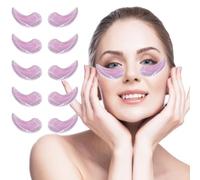 coldchill Reusable Gel Ice Pack, Cooling Pad, Hot & Cold Treatment for Eye Strain, Swelling, Redness, Puffiness and Dark Circles, Fine Lines, and Eye Recovery After Surgery (Purple & 10 Pieces)