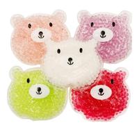 Coldcool 5 Pcs Ice Pack Cold Compress for Kids, Ice Packs for Injuries Reusable Hot Cold Compress Kids Ice Packs for Child Pain Relief, Swelling, Bruise, Fever