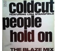 Coldcut - People hold on (Blaze, 1989, multi-coloured vinyl, feat. Lisa Stansfield) / Vinyl Maxi Single [Vinyl 12'']