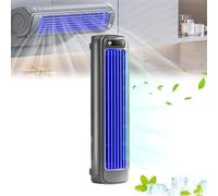 Coldeez Air Cooler, Portable Air Conditioner Fan-USB Rechargeable Personal Cooler with 3 Speeds & LED Display, Stay Chilling Cool This Summer (Gray)